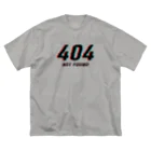 問題が発生しましたの404 not found [GLITCH] Big T-Shirt