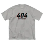 問題が発生しましたの404 not found [GLITCH] ビッグシルエットTシャツ