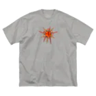 Hisa Desigh Storeの太陽sun ビッグシルエットTシャツ