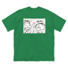 Pchan goodiesの寝怒哀サラウンド ビッグシルエットTシャツ