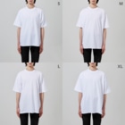 HOUSE DANCE MANIAのJACKING AND STEPS Double Print Big T-Shirtmodel wear (male)