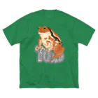 LalaHangeulのTOAD (ヒキガエル) 英字バージョン ビッグシルエットTシャツ