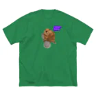 Theビーバーズ byこあらゆうのOkeyDokey-Beaver（旗ビーバー） Big T-Shirt