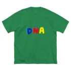 🍎デグーと服と雑貨屋さん🍏の❤️💛DNA💙💚　dna 　英文字グッズ ビッグシルエットTシャツ