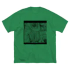 カラフルライフのline、flower ビッグシルエットTシャツ