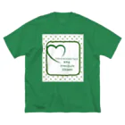 SARAD&SUPER FOOD専門店Green☆ cafe KIKIRARAの KIKIRARAロゴ入り Big T-Shirt