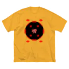 nue-designの倒福 ビッグシルエットTシャツ