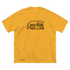 ぽぴーぴぽーのNO DOG NO LIFE  Big T-Shirt