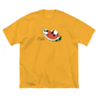 kiki25のゆらゆらスイカとすやすやパンダたち Big T-Shirt