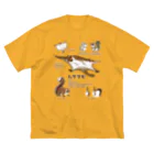 ねずりすSHOPのムササビだ！！ ビッグシルエットTシャツ