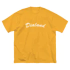 DIALAND LOVERSのTEAM DIALAND WHITE ビッグシルエットTシャツ