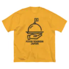 foodtourismjapanのYoutubeチャンネル｢FOOD TOURISM JAPAN｣の公式グッズ ビッグシルエットTシャツ