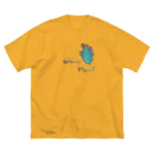 Mountain-and-Valleyのglass heart ビッグシルエットTシャツ