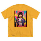 youhouの80's girls　No.2 ビッグシルエットTシャツ