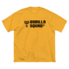 GORILLA SQUAD 公式ノベルティショップのGORILLA SQUAD ロゴ黒 Big T-Shirt