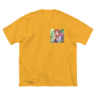 nobuo.comのボヘミアンレディ ビッグシルエットTシャツ