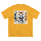 なむねこのさぁ！かかってこいニャ ビッグシルエットTシャツ