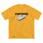 ねこぜもんのCONTINUE？(Type A) ビッグシルエットTシャツ