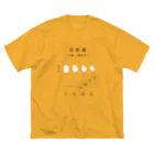 Medusasの日本酒〜吟醸・本醸造酒ver〜 ビッグシルエットTシャツ