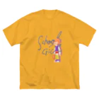 Bingbungのschool girl ビッグシルエットTシャツ