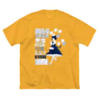 m_matsurikaのソラネコフィッシュ ビッグシルエットTシャツ