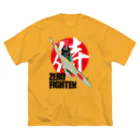 Atelier NyaoのZERO FIGHTER 空の侍 Big T-Shirt