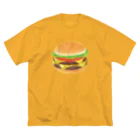  にぐのハンバーガー ビッグシルエットTシャツ