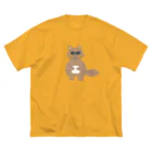 マザーランドのたぬき ビッグシルエットTシャツ