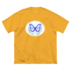 ✨🌈✨ユラクラカン🇯🇵 ✨🌈✨の🌟🌈happydream🌈butterfly🌟 ビッグシルエットTシャツ