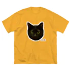 猫カフェ ぶぅたんグッズショップの絵文字ククちゃん ビッグシルエットTシャツ