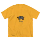 MrKShirtsのZou (ゾウ) 色デザイン ビッグシルエットTシャツ