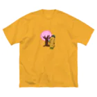 煎餅師匠商店の花見する落花生くん Big T-Shirt