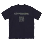 STOP POACHNGのSTOP POACHNG（シルバーバックゴリラ） ビッグシルエットTシャツ