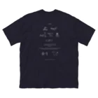 soulmateの犬のエンドロール ビッグシルエットTシャツ