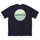 -NOVICE-のNOVICE 21ss PURINT LOGO BIG T ビッグシルエットTシャツ