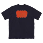 Parallel Imaginary Gift ShopのLife is Hell（Orange） ビッグシルエットTシャツ