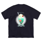 MORINOKIの緑色クリームソーダシャツ Big T-Shirt