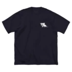 WOW LLCのWOW犬 ビッグシルエットTシャツ