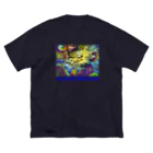 アインシュタインキャットの雲龍 Big T-Shirt