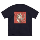 猫のきぬくんのお店のSKATER CAT Big T-Shirt