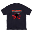 POWERSのPOWERS RED ビッグシルエットTシャツ