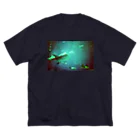 CROSS PROCESS（クロスプロセス）のaquarium_blue  ビッグシルエットTシャツ