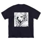 zaisuのピアス女子 ビッグシルエットTシャツ