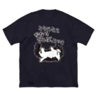 ミナミコアリクイ【のの】のかなりがんばっている【ねこ】 ビッグシルエットTシャツ