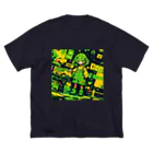 東京少年少女達のペンキガール ビッグシルエットTシャツ