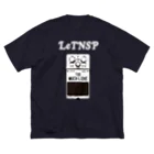 ＯＫダイレクト　powered by SUZURIのLeTNSP-008（白白） ビッグシルエットTシャツ