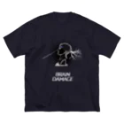 psyche psychoのNo.001 BRAIN DAMAGE ビッグシルエットTシャツ