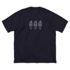 marinaのソフトクリーム（white 3） ビッグシルエットTシャツ