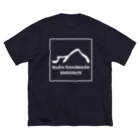 muku handmadeのmuku handmade Logo White ビッグシルエットTシャツ