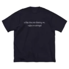 Makboxの死ぬこと以外かすり傷 ビッグシルエットTシャツ